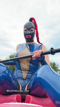 Kayaking in Latex Was Fun!