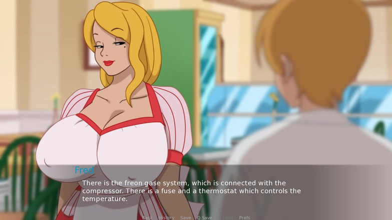 Miss Kitty 2K: Tajemství domu - část 58 Tvrdě pracuje od Foxie2k