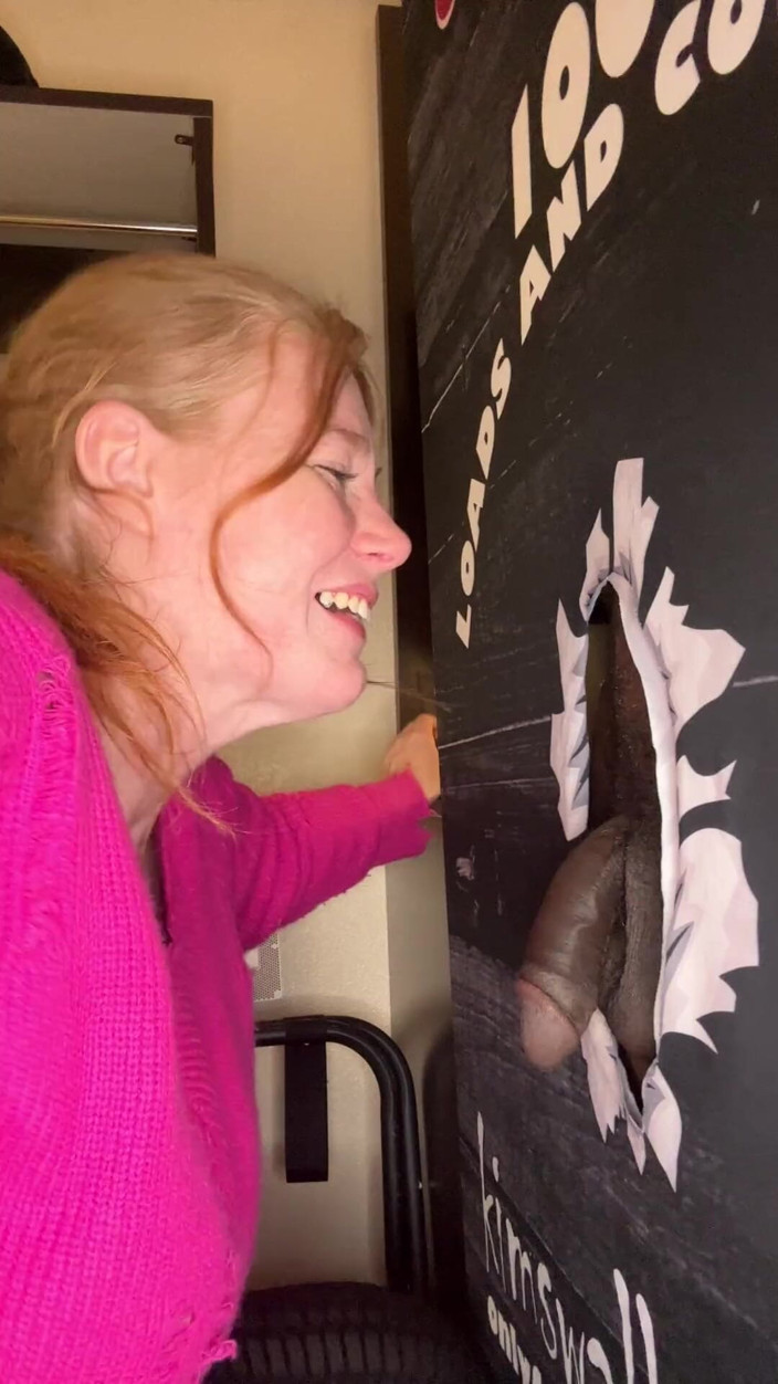 Phantom Strokes Room: Sexy Redhead Kim Swallows Lives up to Her Name