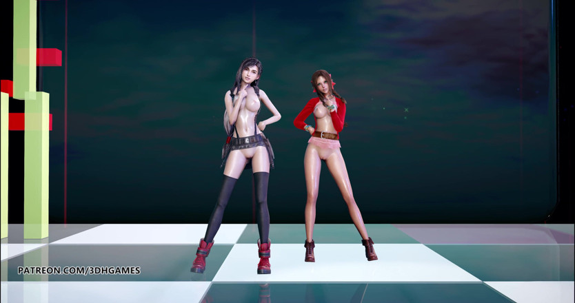3D-Hentai Games: Berry good - mellow mellow, tifa lockhart aerith, tarian bugil final...