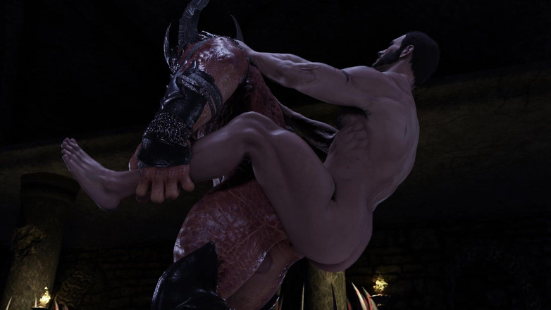 Taylor Breeder: Žádostivá Kombat 3 - Scéna Shao Kahn XXX Kano