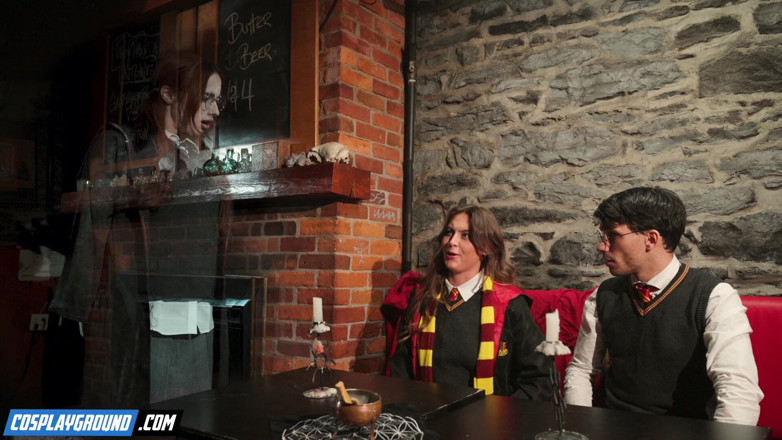 Cosplayground: Selina Bentz as Hermione and Audrey Reid as Moaning Myrtle...