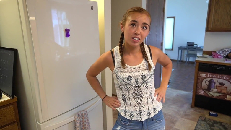 BrandiBraids: Naughty Stepdaughter Bribes Stepdad for Sex Lesson