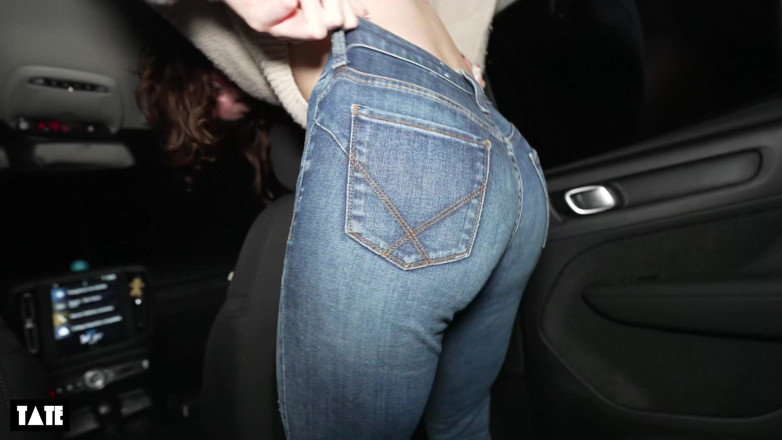 Tate: Arriesgado sexo en el coche con la puta de la...