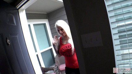 Siren XXX Studios: Wife surprises husband with her girlfriend