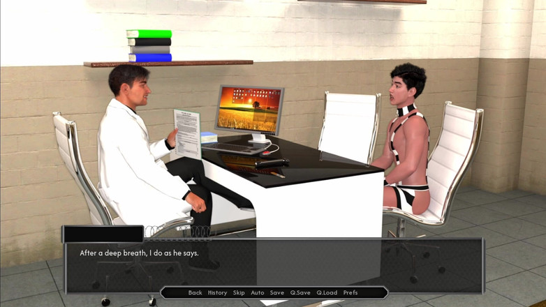 Femboy Maaya: Koreanischer junge antony in gefangener Untersuchung bei doktor christopher