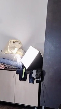 Amateur Wife Has Fun Trying on Clothes That She Cuts