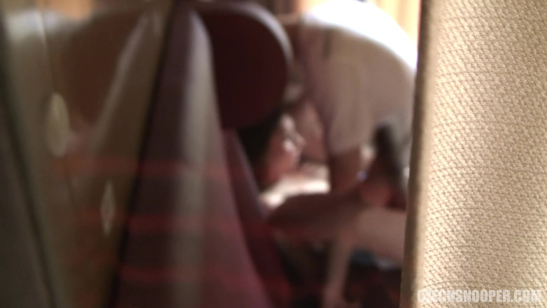 Czech Snooper: Czech snooper 7: train ride – young couple raw and on display