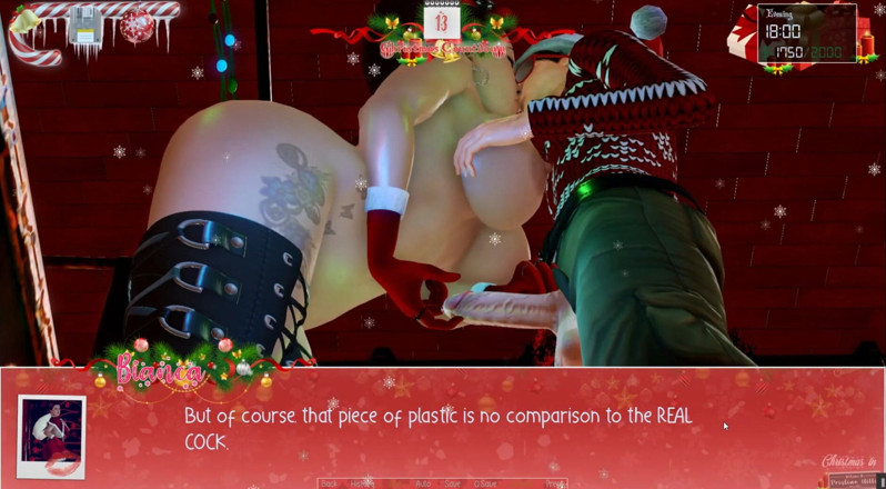 Cumming Gaming: Unlimited Christmas [Xmas Hentai porno play], ep.10 - Że MILF też ... ig kutas...