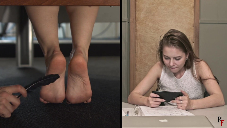 RF studio production: Leya's ticklish adventures, foot tickling, upper body tickling and foot...