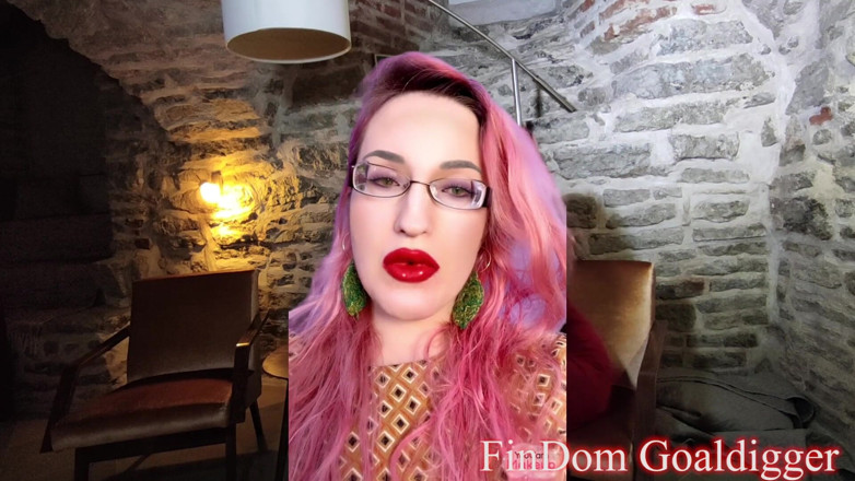 FinDom Goaldigger: Just look into my eyes!