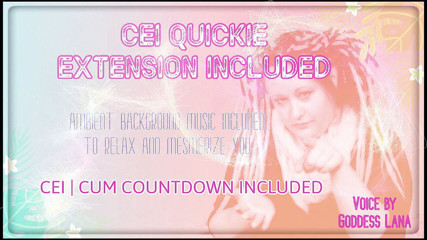 Campsissyboi: AUDIO ONLY - CEI quickie extension included enhanced audio