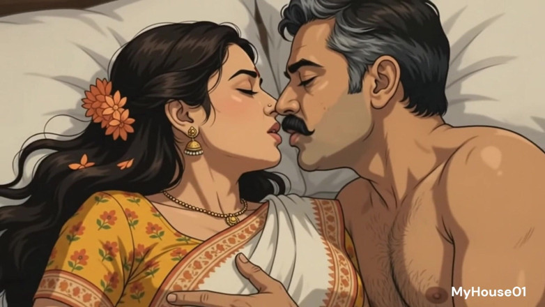 My house for adult: Indian Villege Women Romantic Video in Their Home Cartoon Video