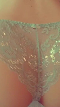 Sissy Bouncing Booty in Lace Panties