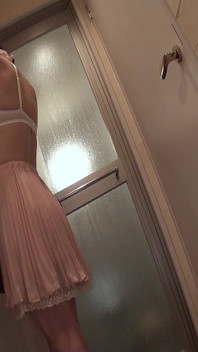 Japanese Teen Masturbates with a Toy in Front of a Dude