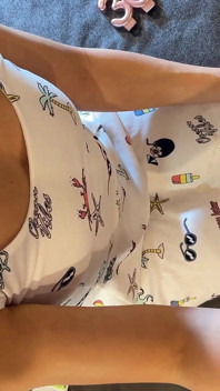 Accidental Cum with Double Cumshot Handjob From the Hottest Skinny Brunette Babe Working on Big Cock