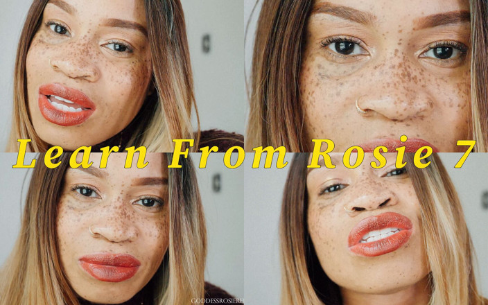Rosie Reed: Học từ Rosie 7- Nữ thần femdom da đen Rosie Reed tinh...