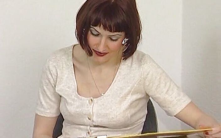 Redhead Addiction: Hot german secretary fucked in the ass