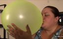 BBW Pleasures: Ssbbw balon şişirma ve pop