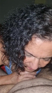Karina Hotwife at a Fan’s House Sucking His Cock
