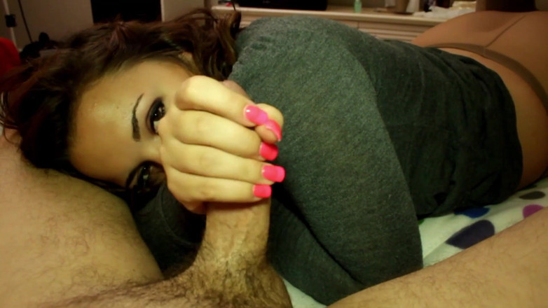 Leon Lambert Girls Twerk Parties CFNM: Delicious curvy wife POV pantyhose handjob