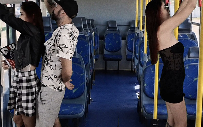 FannySquirting: Student la facultate montat de un străin în autobuz!