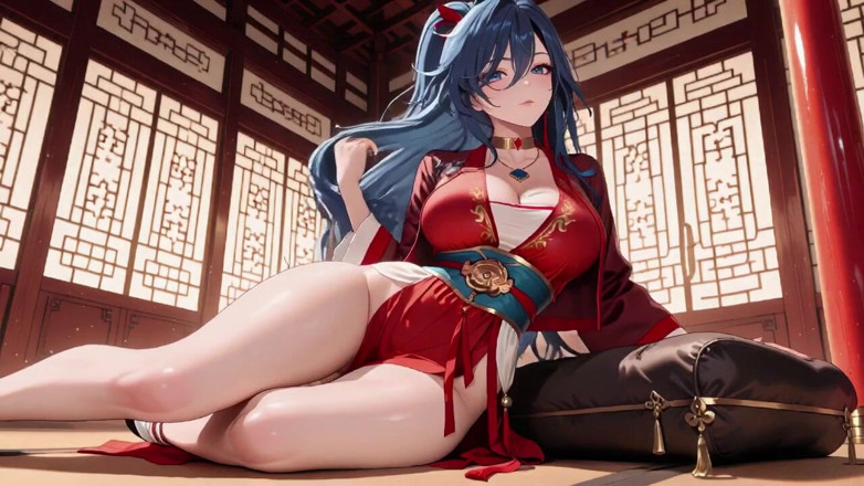 Tay Swift X: Blue-haired Samurai! Service in the Bamboo Grove. What Secrets Hide...