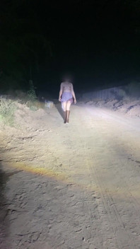 Anne Steele Nude Flashing on Road