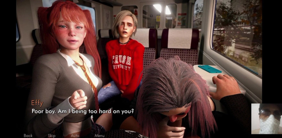 Dark Sam: Innocent 18 Plus Teens Are Fucked in a Train