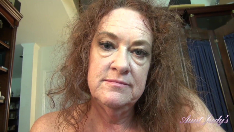 Aunt Judy's: Auntjudys - Your Horny Mature Stepaunt Ms. Ginger Catches You Masturbating (pov)