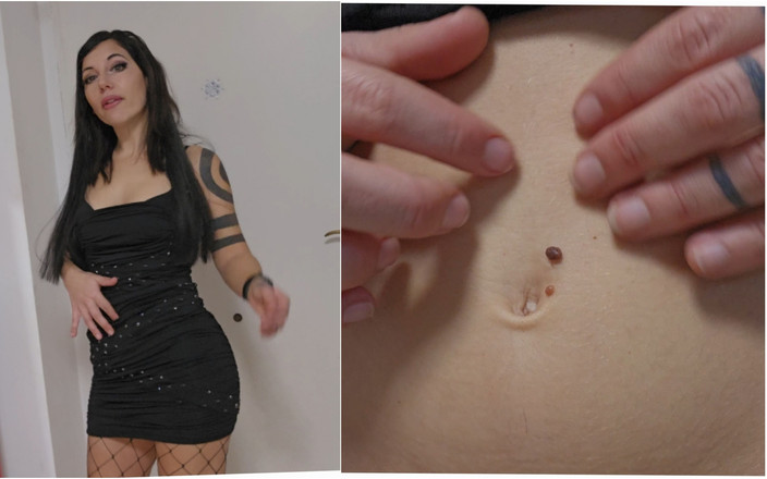 dafnedenoch: 肚脐自慰，取悦我的肚脐！