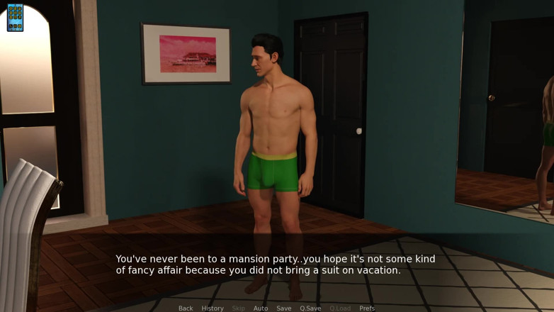 Dirty GamesXxX: Paradise City: Sexig klädd het fru går på stranden med...