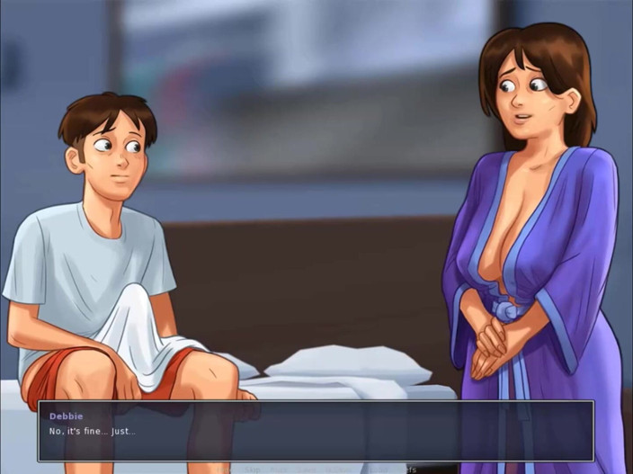 Cartoon Play: Summertime saga parte 49 - noche ver la película