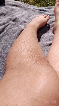 Hairy Legs at the Lake