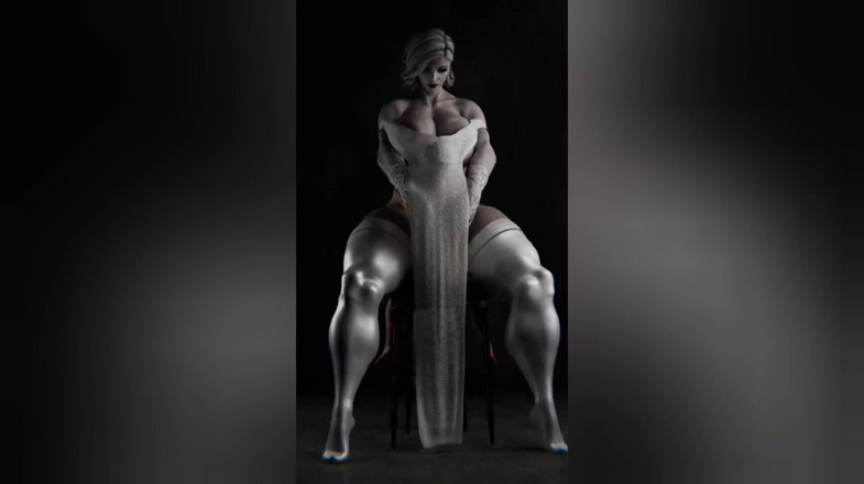 Divide XXX: Ai3d MILF - Lady Dimitrescu Close up Ride
