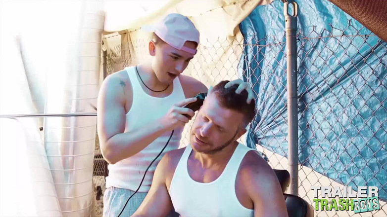 Trailer Trash Boys: TrailerTRASHBOYS Jock Masyn Thorne tanpa kondom Brian Bonds