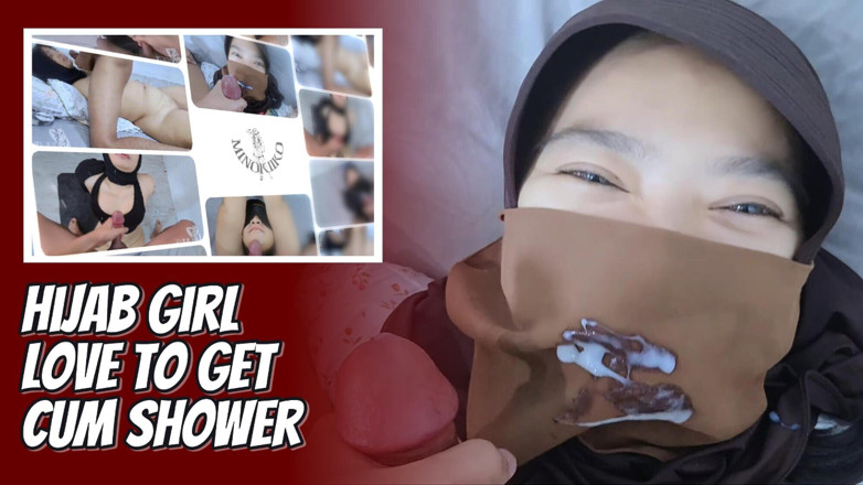 Minokiiko: 정액 샤워를 좋아하는 아시아 히잡 소녀 - Minokiiko 모음집