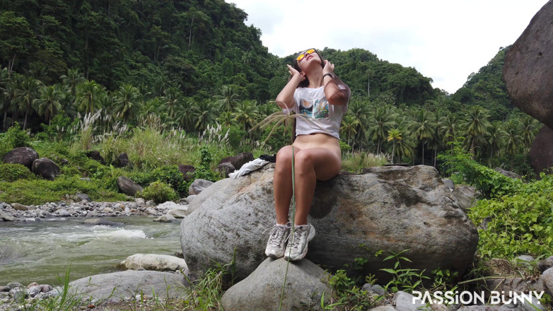 PassionBunny: Hot Outdoor Masturbation in Beauty Place