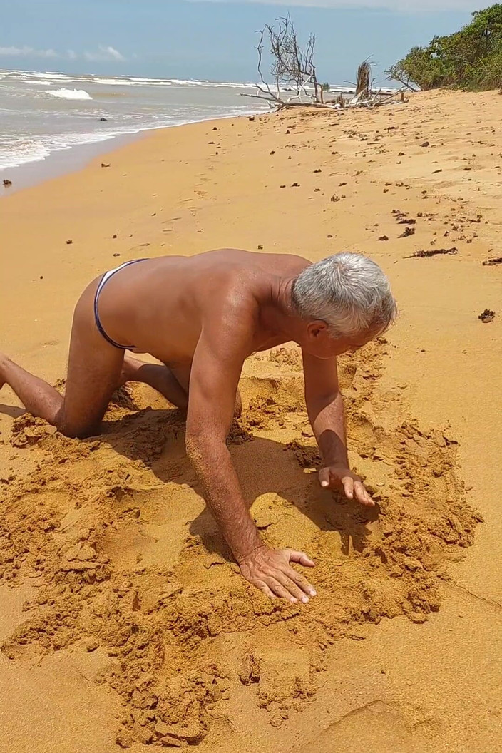 Ladysilvas: LadySilva на пляже, какая горячая задница шлюхи