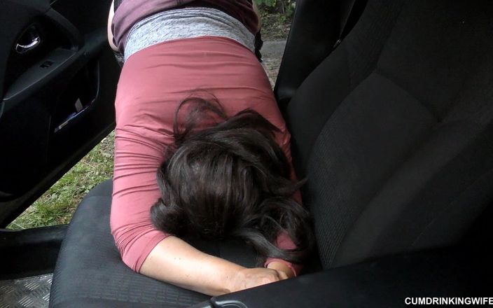 Cumdrinking Wife: Park alanında bir sürü yabancı için boşalma, bölüm 3
