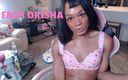 EROS ORISHA: Trans pornoster Eros Orisha streelt zichzelf en komt klaar