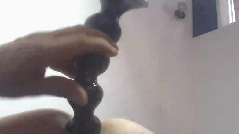 MeandI2: Big sex toy deep in my ass