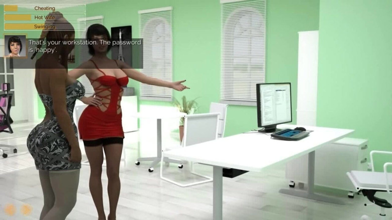 Dirty GamesXxX: Happy Marriage: Slutty girlfriend and her new boss, interracial ep.21