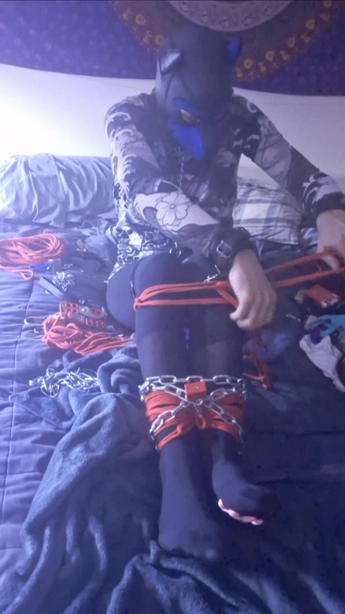 Robert48569: स्वयं रस्सी बंधन जंजीर पंजा मोजे