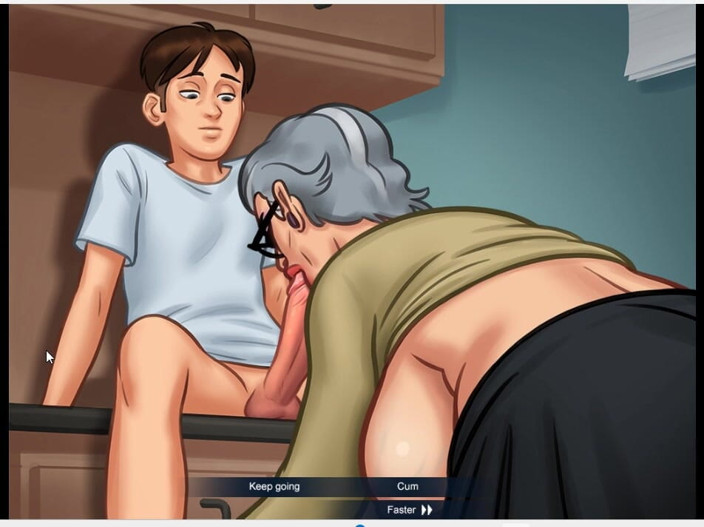 XXX Games Bunk: Summertime saga gameplay GILF sexszene und gloryhole-blowjob