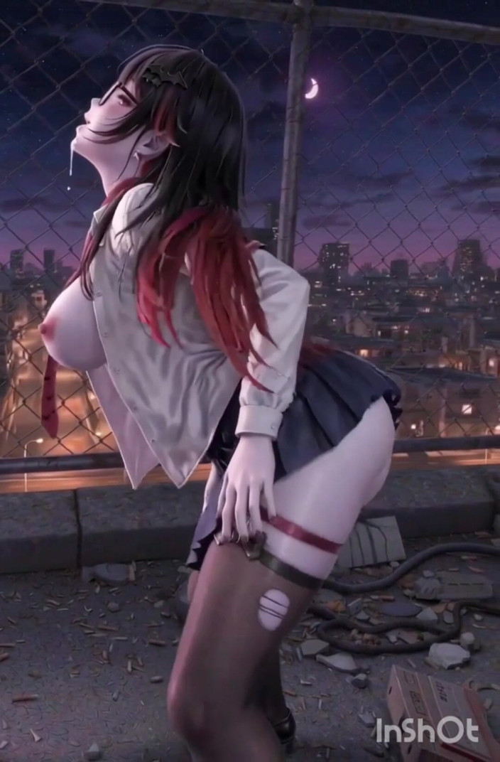 Wertstofsamler: Linda estudiante de vampiros, esperándote en el techo por la...