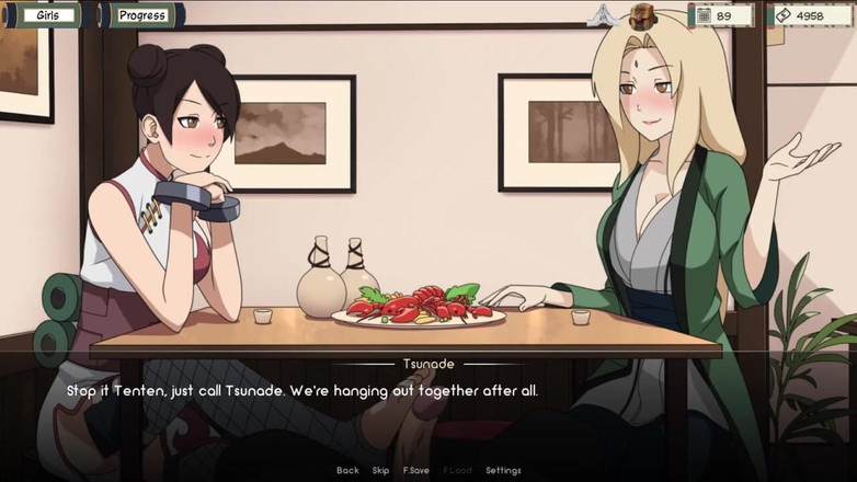 LoveSkySan69: 火影忍者 - 国道教练 [v0.13] 第38部分 性感 tsunade 由loveskysan69制作