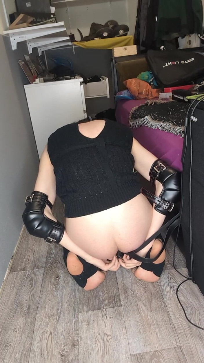 AJ_the_catgirl: Bedsto Bed Dildo in Muzzel Humping Wand