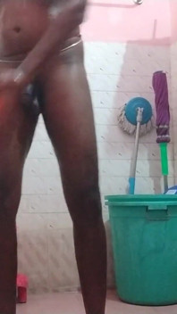 Tamil10inchesbbc Sexy Home Bath Session