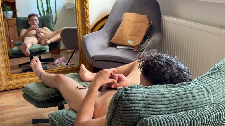 Twinkboy82: Cute Pajamas, Naughty Mood - German Twink Wanks &amp; Cums